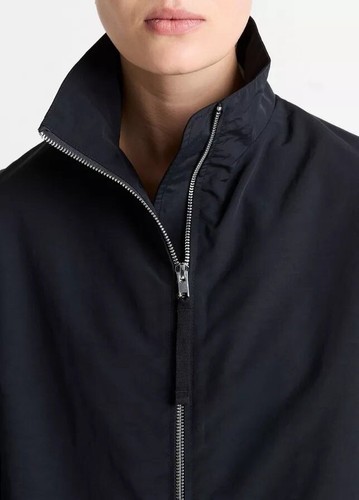 New Vince Women’s Nylon Track Jacket V049891566 Coastal Blue - Relaxed Fit - S - Picture 22 of 22
