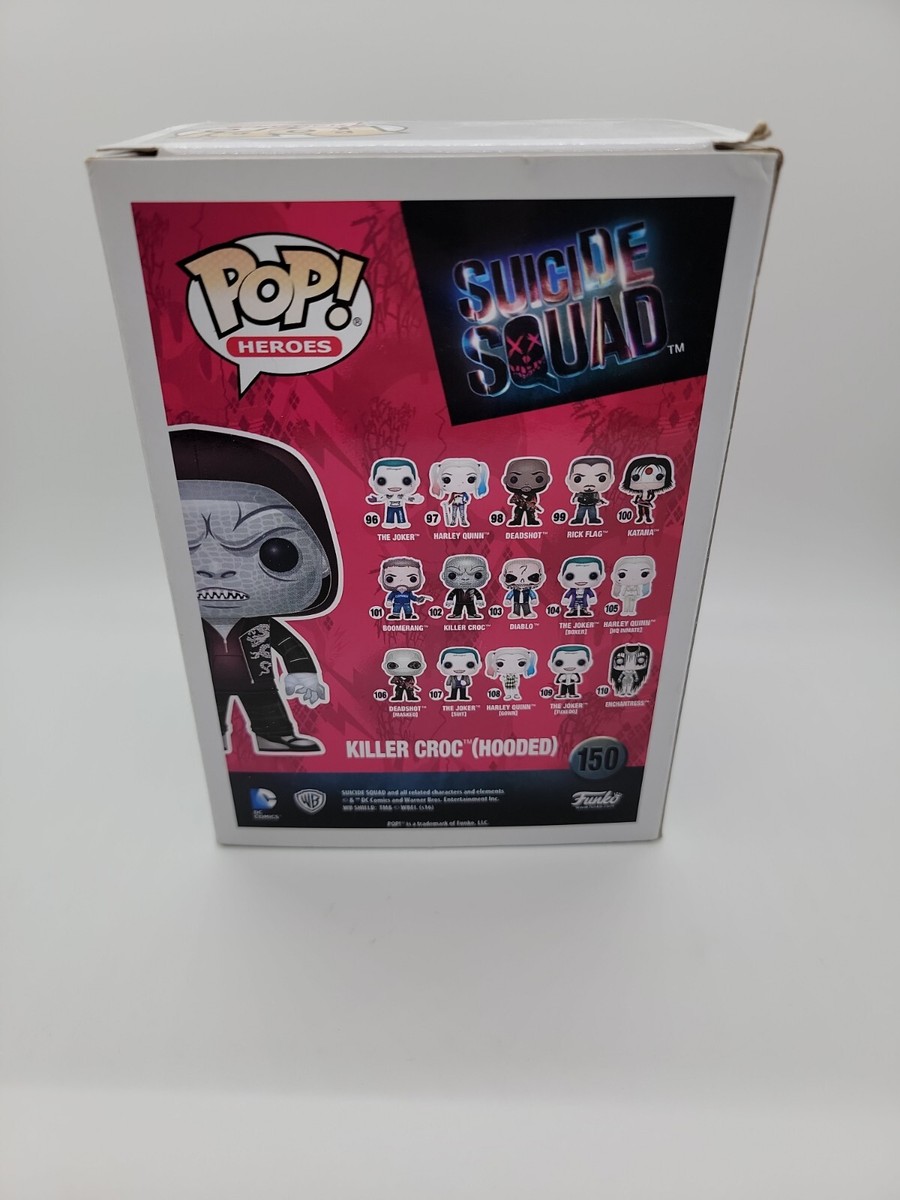 Funko Pop KILLER CROC HOODED Walmart Exclusive Suicide Squad