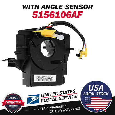 OEM Clock Spring For Jeep Wrangler JK 2007-2018 With Angle Sensor Steering Wheel