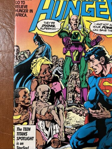 Heroes Against Hunger #1 Comic, VF+ Up, DC 1986 Superman Batman Neal Adams Cover - Picture 4 of 10