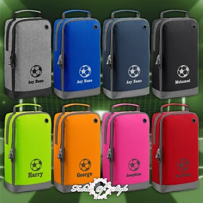 Personalised Printed Shoe Bag Football Boot Bag Boys Girls Customised Kids