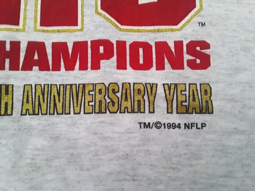 90s Vintage Starter San Francisco 49ers Football Super Bowl XXIX Champs MEDIUM - Picture 6 of 19