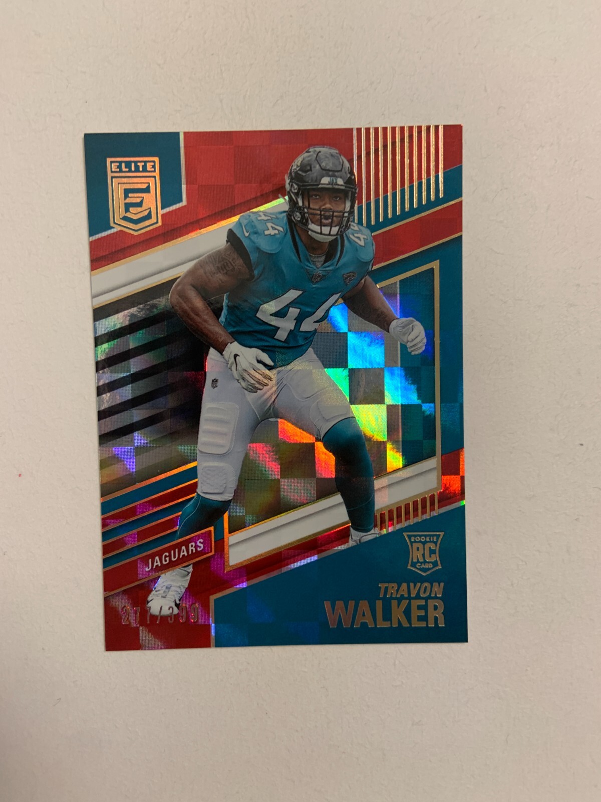 2022 Panini Donruss Elite Travon Walker #151 /399 RED RC ROOKIE