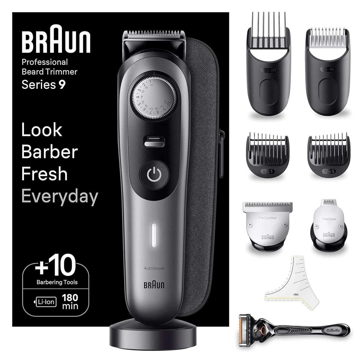 Cordless outlet trimmer beard