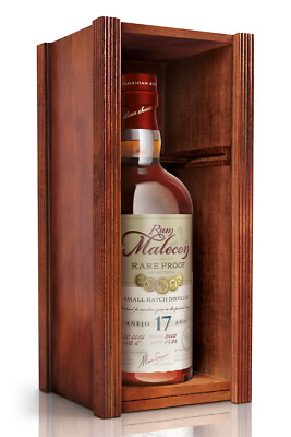 Malecon Rare Proof 17 Jahre Rum aus Panama 51,2 % Vol. / 0,7 Liter mit Holzkiste