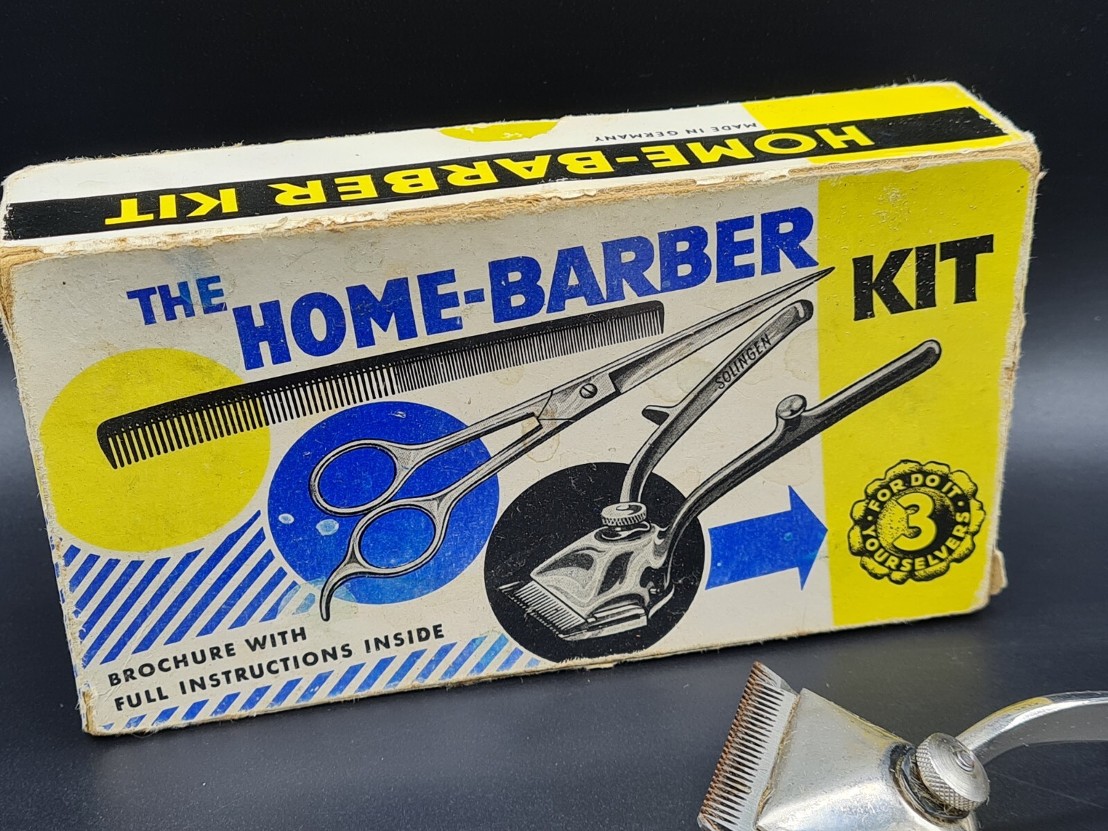 Vintage Home Barber Kit Hair Clippers Only Germany Boxed No 000 eBay
