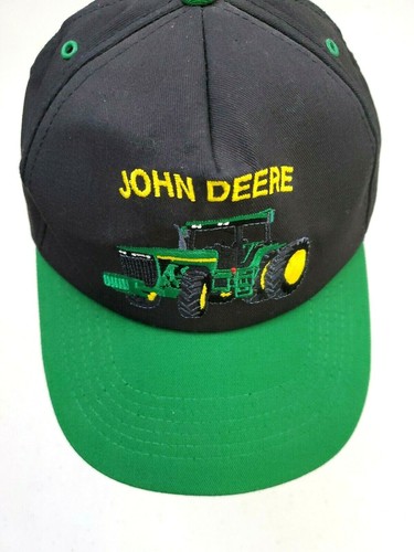 John Deere Tractors Rare K Products Black Trucker Snapback Hat Cap USA - Picture 6 of 10
