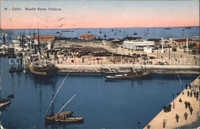 11717325 Cádiz Andalucía Muelle Reina Victoria Puerto Barco Cádiz