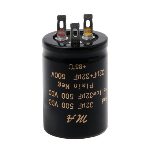 100+100uf 50+50uf 32+32uf 500V Electrolytic Double Amplifier Capacitors 1PC - Picture 10 of 11