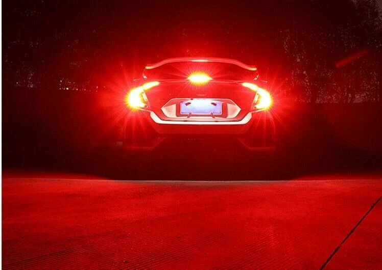 2X BAY15D 1157 RED LED BRAKE STOP TAIL LIGHT BULBS GLOBE SUPER BRIGHT ERROR FREE - Image 3 of 3