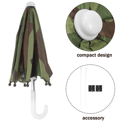 1 Set Decorative Phone Protector Small Phone Sunshade Riding Small Umbrella - 第 10/12 張圖片