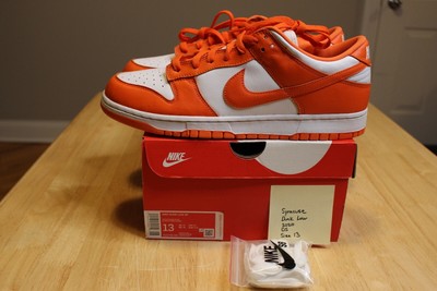 dunk low sp orange blaze syracuse