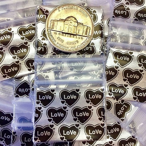 BaggiesSince1987 - 12510 ZIP SEAL BAGS BUNNY PEARL HOT  PINK 300PCS, 👀Details🔽 - Afbeelding 3 van 24