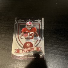 2021 Panini Prizm Draft Picks Jaylen Waddle RC #169 Crusade Alabama Crimson Tide