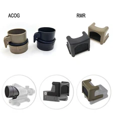 For RMR Red Dot Scope Cover Anti-Reflection Device Rubber Protective Mesh Metal