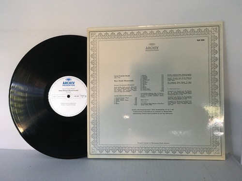George Frederick Handel - Water Musick - Archiv Production (1965) 12" LP - Picture 2 of 3