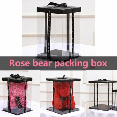 rose bear in box