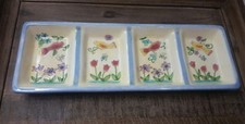 Sango Birds and The Bees - Sue Lipkin - Relish Tray -4 compartments -
