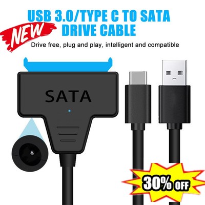 USB 3.0 TO SATA Adapter Konverter Kabel für 2,5'' SATA Externe HDD SSD Festp2025e