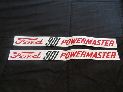 1958 1959 1960 Ford Tracteur 901 Powermaster Autocollants Stickers Set ...