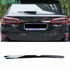 For BMW X5 G05 2019-2021 Black Steel Car Rear Tailgate Trunk Lid Strip Trim 1PCS