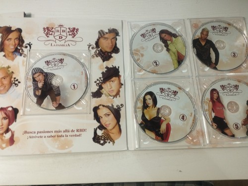 RBD Rebelde La Familia Anahi Dulce MAria - 5 x DVD Box Region 2 PAL Español 3T - Imagen 7 de 10