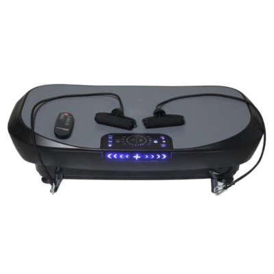 Confidence Fitness 4D Vibration Trainer Exercise Machine with Straps and Remote