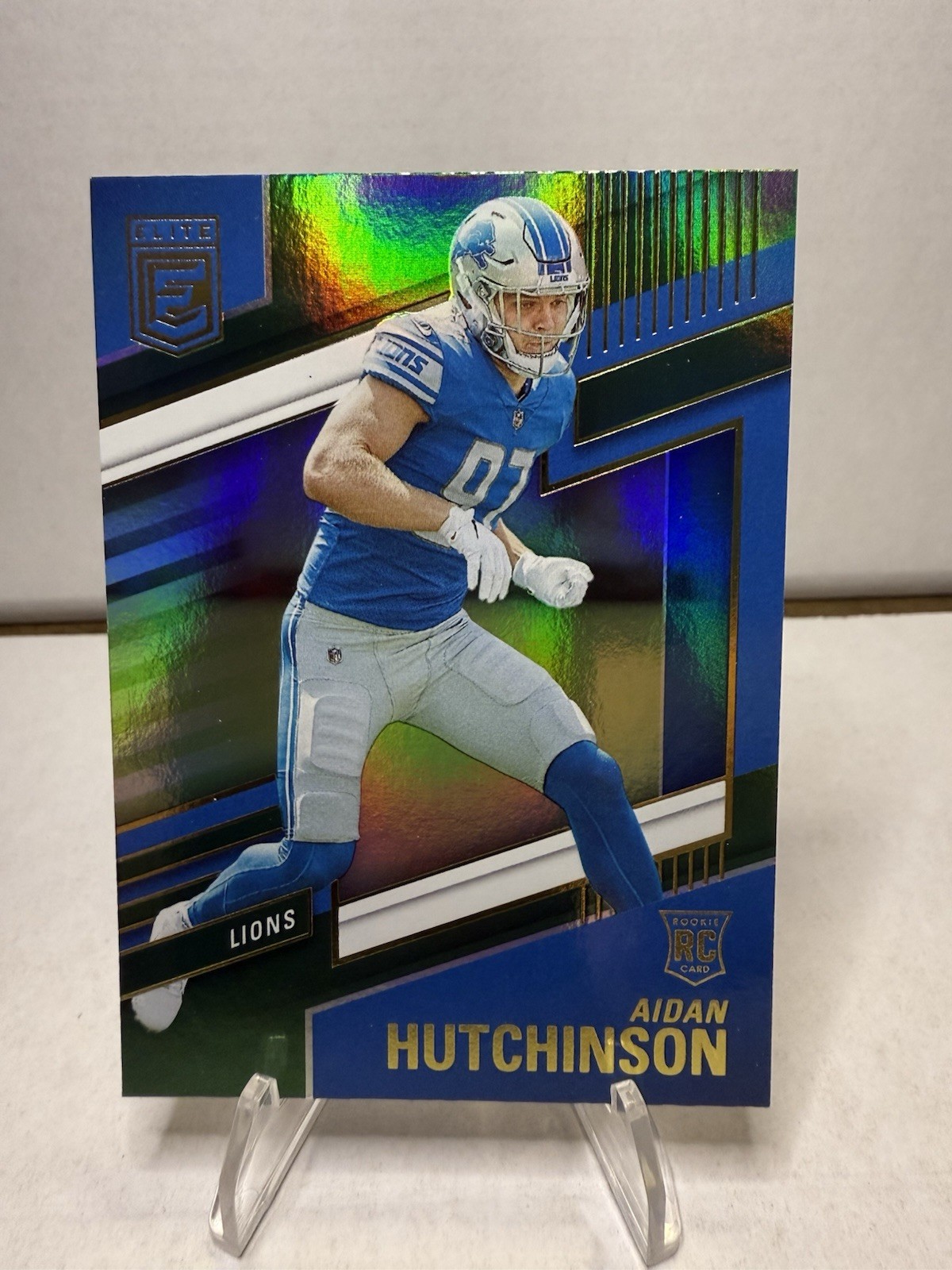 2022 Panini Donruss Elite - Rookies Aidan Hutchinson #136 Green (RC)