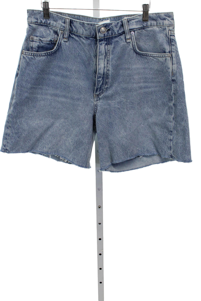 Rag & Bone Womens Cut-Off Shorts Blue Cotton Size 30Free Shipping in US $100+ Orders | $6.95 Orders Below