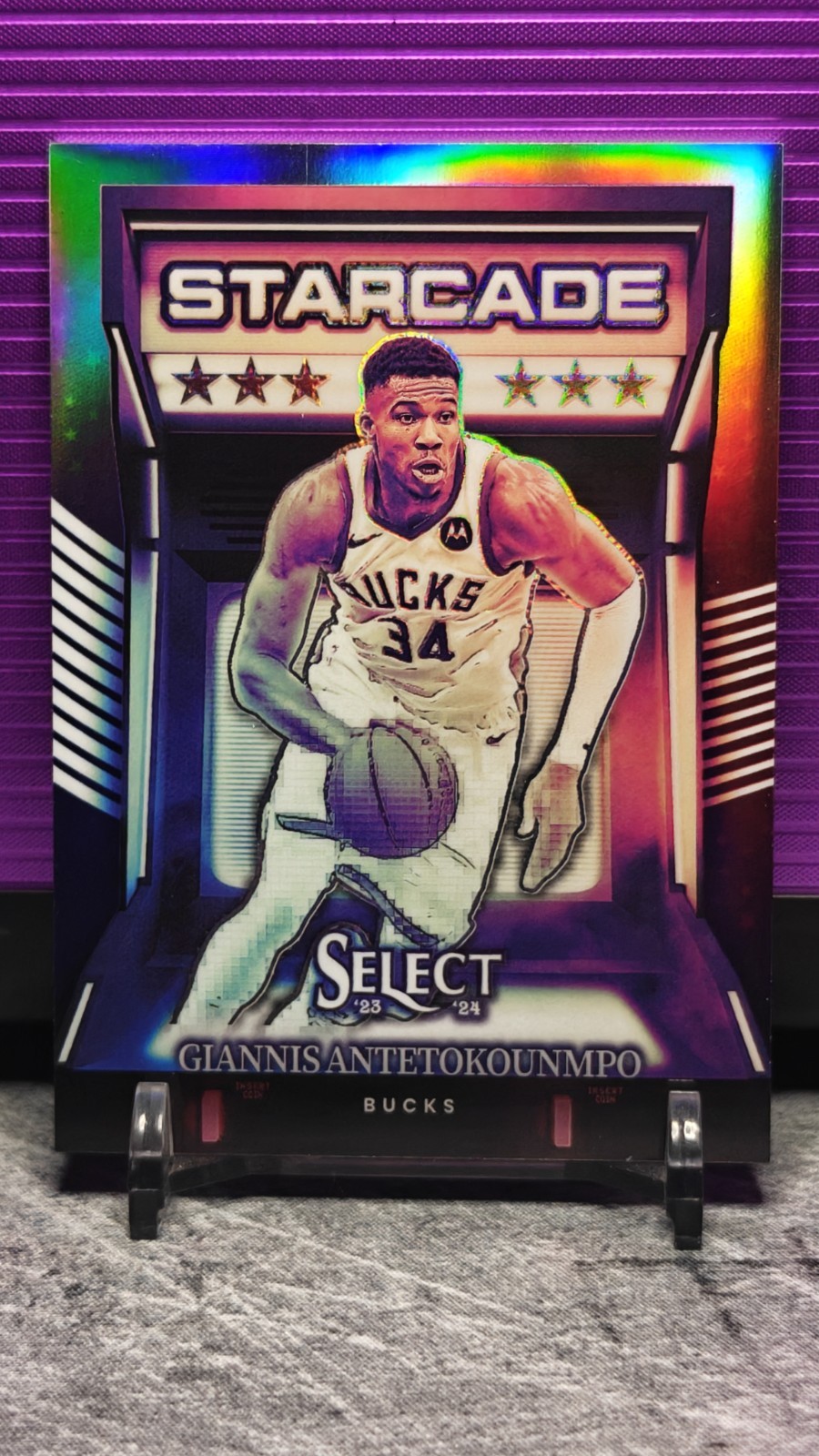 2023-24 Panini Select - Starcade Giannis Antetokounmpo SP Milwaukee Bucks 🏀🦌