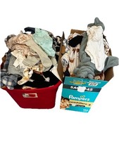 Mix Multicolor Unisex Baby Cotton Blend Clothing Lot in Two Large Containers