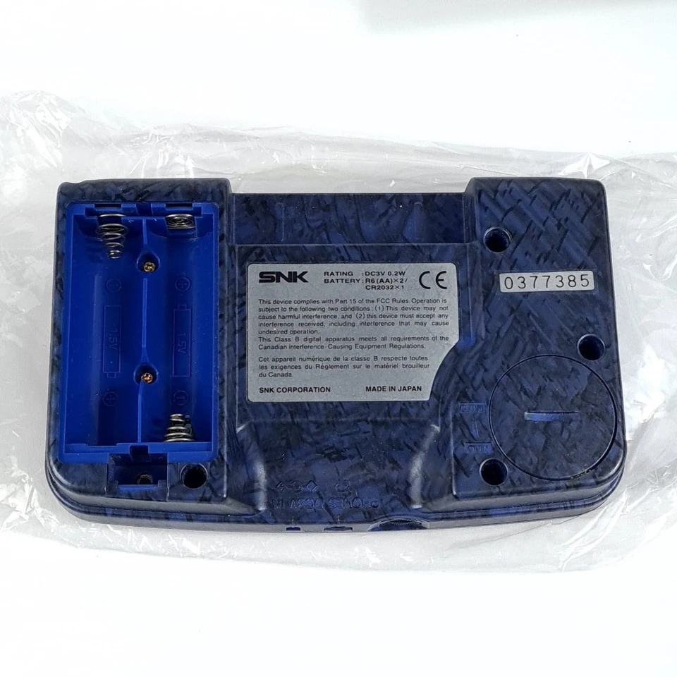 Console NeoGeo Pocket Color Stone Blue (NGPC/Neo Geo) (Wth Box/No Battery Cover) - Photo 3/4