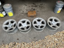 FORD ESCORT RS COSWORTH GENUINE 16” ALLOY WHEELS SET OF 4 & WITH CENTRE COVERS