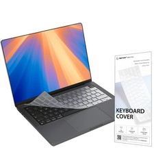 Keyboard Cover for MacBook Pro/Air 13-16 inch, Water-Resistant Transparent Skin