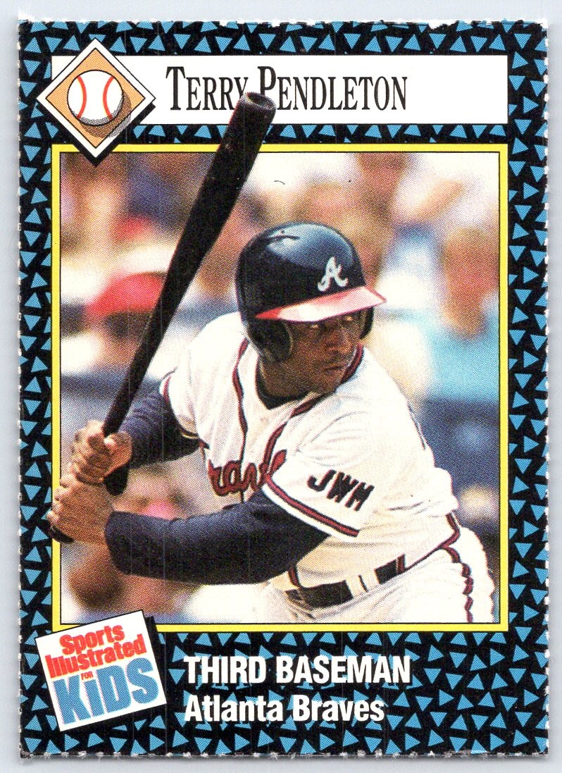 1992 Sports Illustrated for Kids #24 Terry Pendleton Atlanta Braves