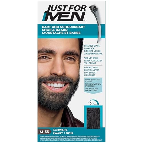 Coloration barbe et moustache homme Just For Men châtain naturel sans ammoniaque
