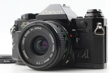[N MINT] Canon AE-1 Program Black 35mm SLR Film Camera NFD 35mm f2.8 JAPAN #933