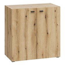 Kommode - Evoke Eiche - 2 Türen - 64x65 cm Sideboard Anrichte Beistellschrank