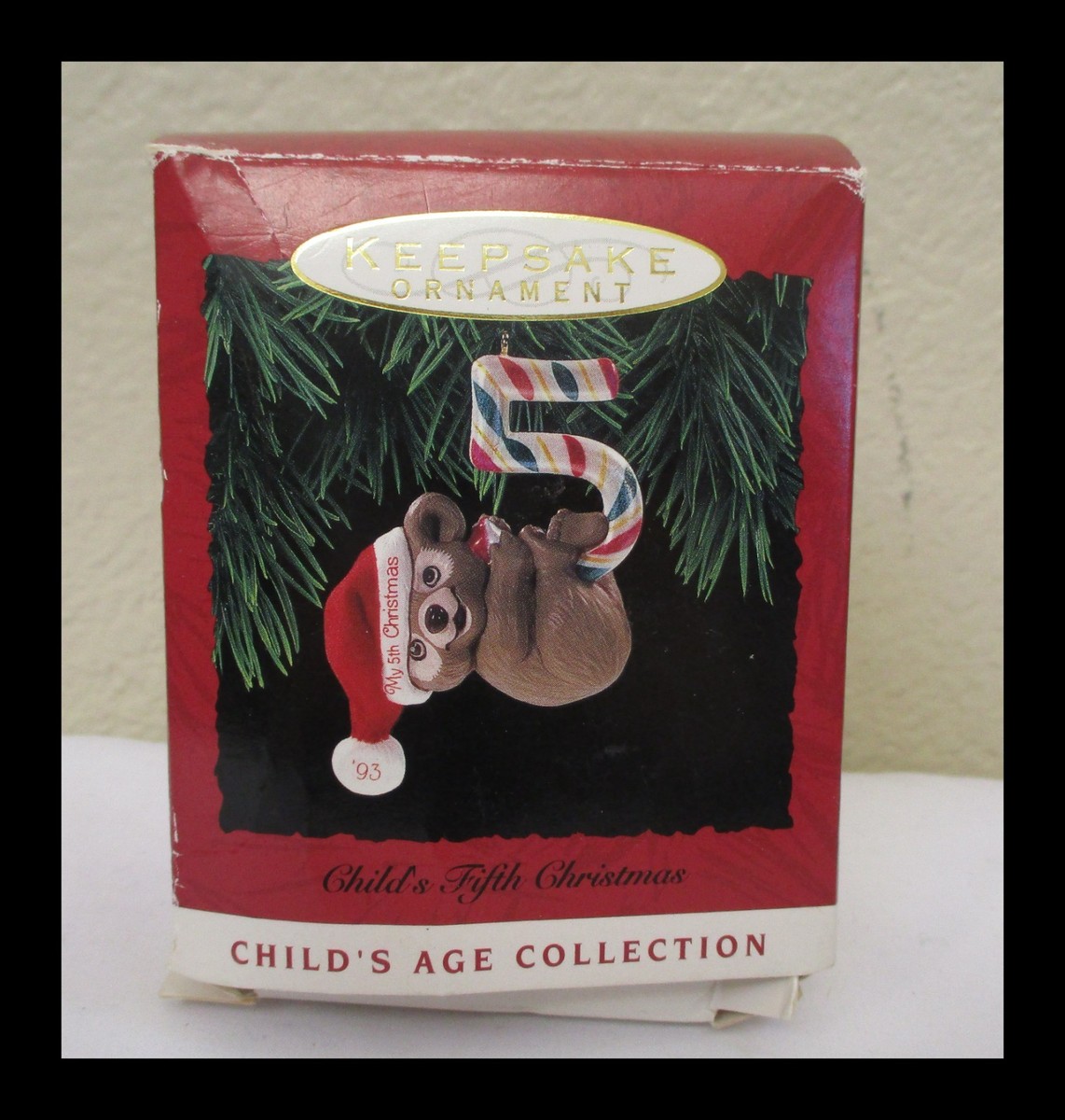 Hallmark Keepsake Child's Fifth Christmas Ornament 1989 | eBay