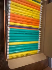 144 Vintage,No Sharpening bensia pencils random colors new 