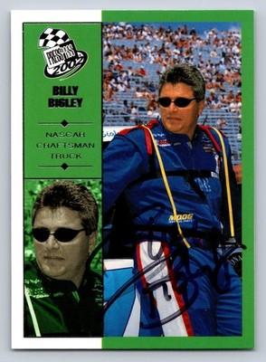 Billy Bigley Hand Signed Autograph on a Standard Size Trading Card