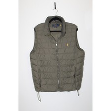 Polo Ralph Lauren Men's Performance Packable Puffer Vest Olive Green Large L