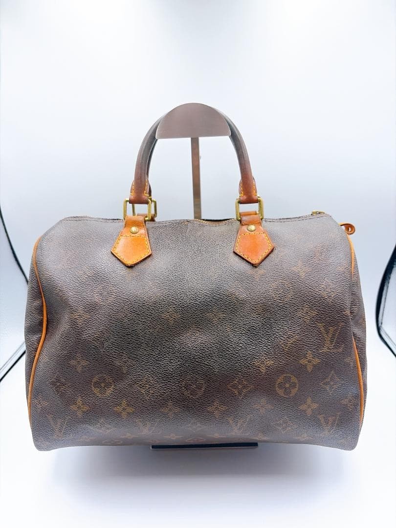 LOUIS VUITTON Speedy 30 Monogram Brown Authentic From Japan