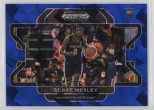 2022-23 Panini Prizm Draft Picks Blue Ice Variation 74/99 Blake Wesley #68 0za0