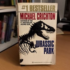 First Paperback Edition Jurassic Park by Michael Crichton 1993 