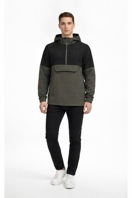Spyder Active Men's XL Black Gray Hooded Performance Shell Jacket NWT