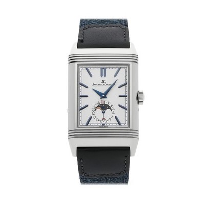Jaeger-LeCoultre Reverso Tribute Duoface Moon Steel Manual Strap Watch Q3958420