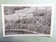 Vintage Post Card*SQUAW MOUNTAIN INN*MOOSEHEAD LAKE, ME *RPPC Real Photo *D18