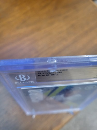 2019 Topps Fire Ichiro Suzuki Auto BGS 9.5 - Picture 4 of 5