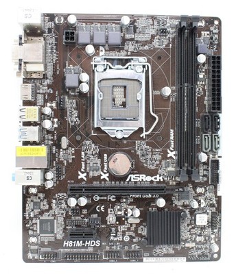 ASRock H81M-HDS Intel H81 (C2) microATX Mainboard Sockel 1150 (#35324)